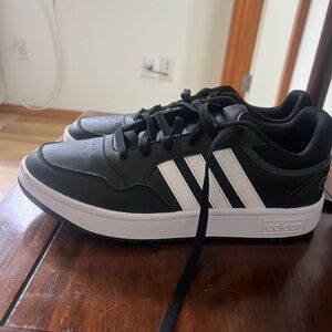 NEW Adidas Black and White Athletic Shoes